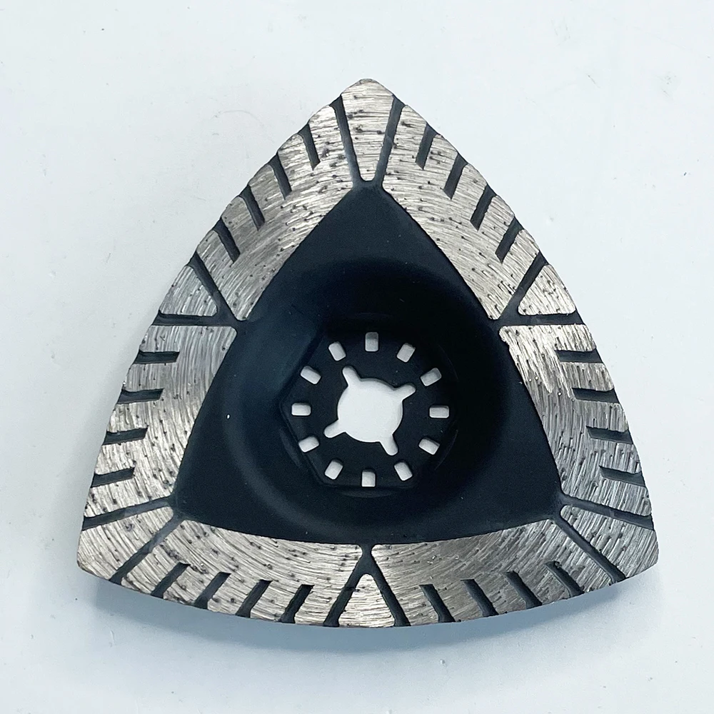 1 ‌ Треугольный алмазный шлифовальный диск для ПК, металлическое пильное полотно для бетона, эпоксидного пола, кварцевого камня, шлифовальный станок, аксессуары