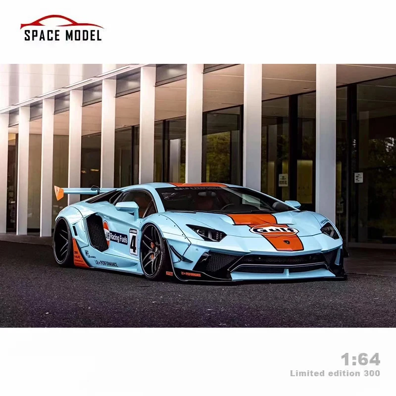 

Pre-Sale SPACE MODEL 1/64 Model Car Lamborghini LP700-4 LB 2.0 GULF Edition Alloy Die-Cast Vehicle Running Car