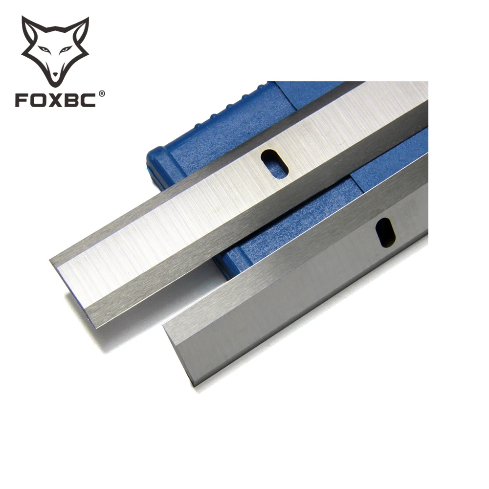 Фото Строгальные лезвия FOXBC 319 мм W18 из быстрорежущей стали для Ryobi ETP1531AK AP13, GMC TP2000, струйный строгальный станок 319x мм, нож №2