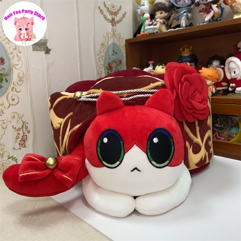 Фото Argenti Мягкий кошачий торт Dango Плюшевые куклы Игра Honkai Star Rail Мультяшные животные Пледы Подушка Мягкая игрушка Подушка Фигурки Рождественский подарок №2