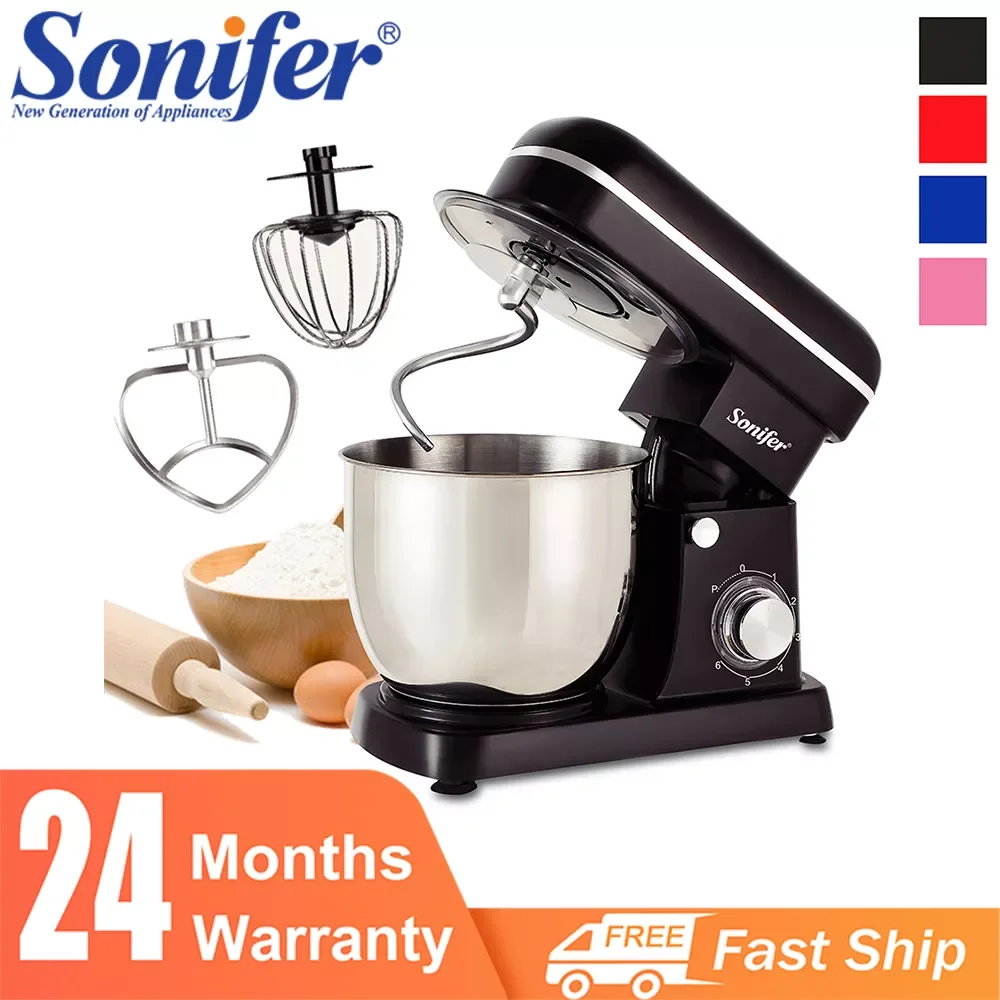 

Кухонный миксер Sonifer, 6 скоростей, с чашей