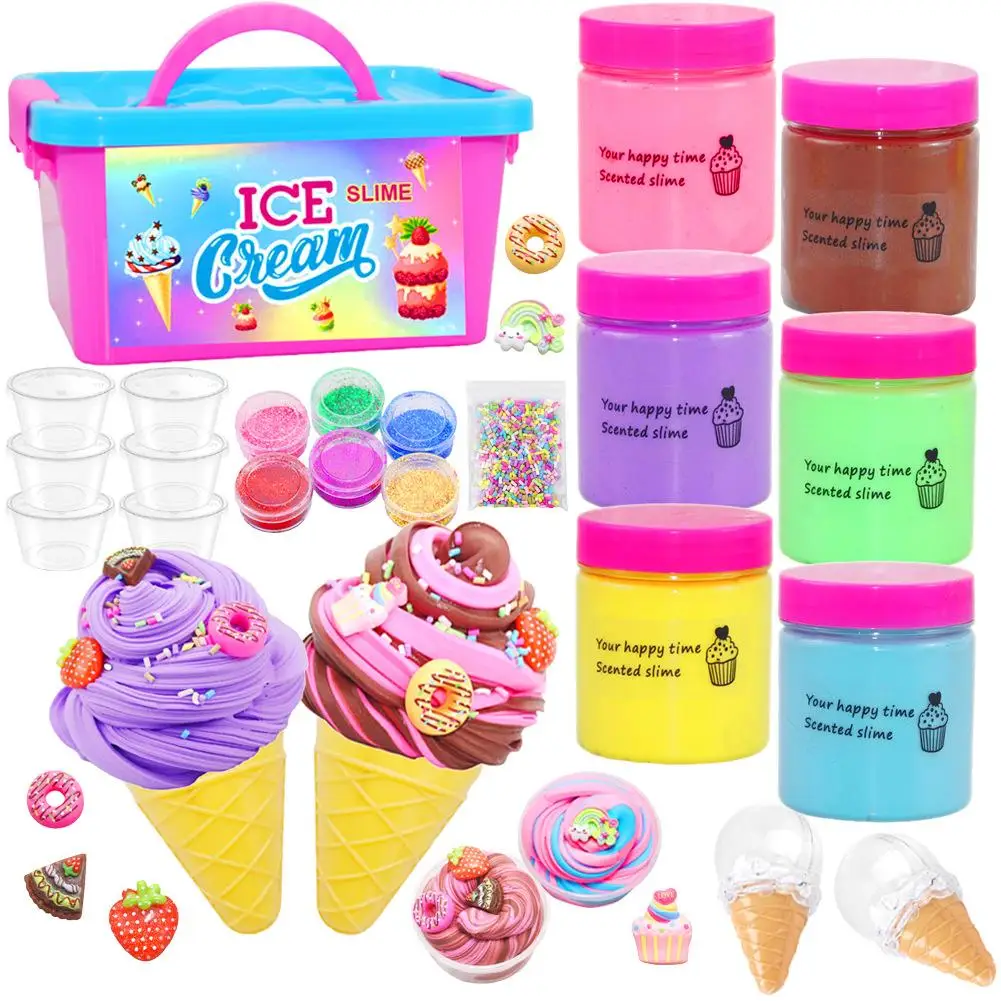 

6 colors Plasticene Toys Colorful Mud Kit Super Soft Non-sticky Diy Handmade Educational Clay Toys For Girls Boys Gifts