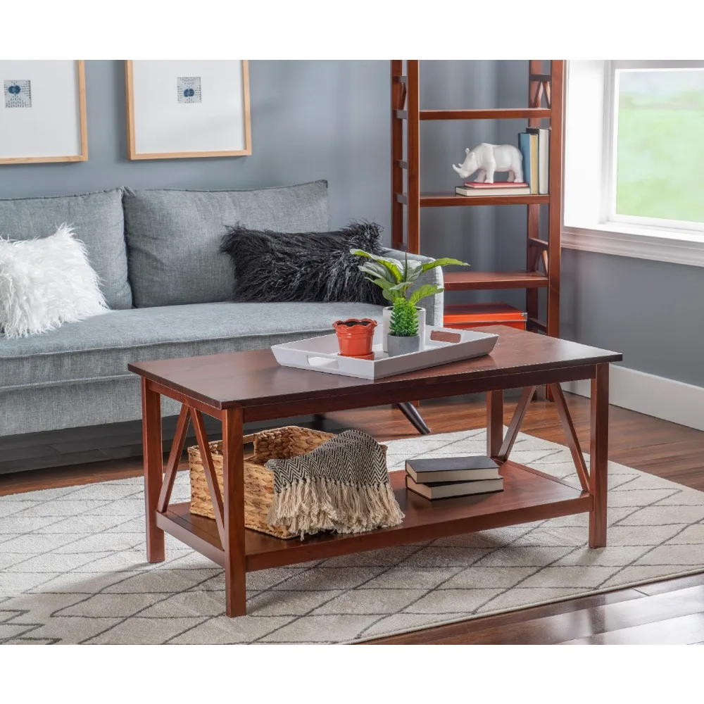 

Linon Home Titian Coffee Table, 20 inches Tall, Multiple Colors