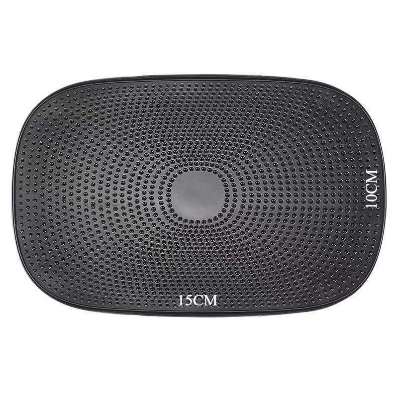 

1 шт. автомобильный нескользящий коврик, волшебный противоскользящий коврик с защитой от скольжения, приборная панель, липкий клейкий держатель для мобильного телефона, черный силикон