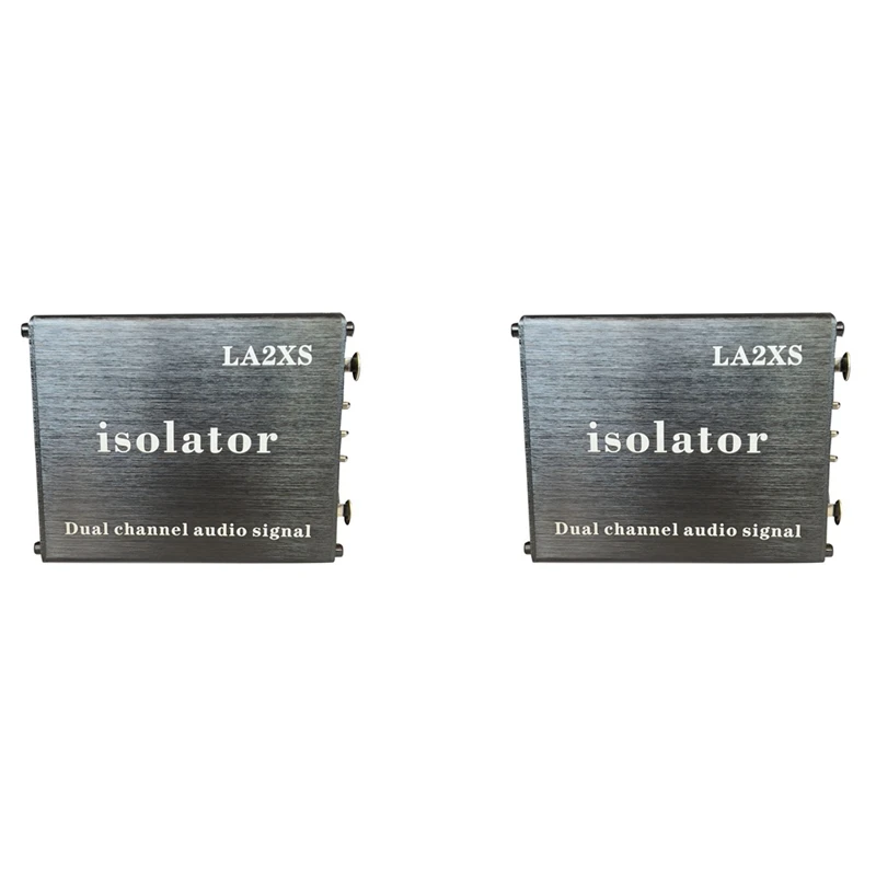 

2X LA2XS аудио изолятор шумоподавление фильтр устраняет ток шума двухканальный 6,5 XLR микшер аудио изолятор