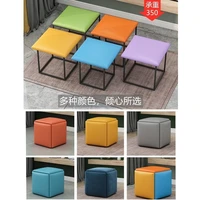 folding stool furniture rubiks cube combination folding iron five in one sofa stool living room multifunctional storage chair