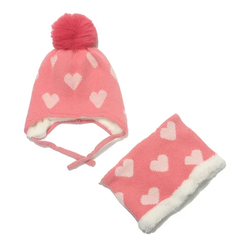 GEONYIEEK Детские шапки и шарфы 2 комплекта