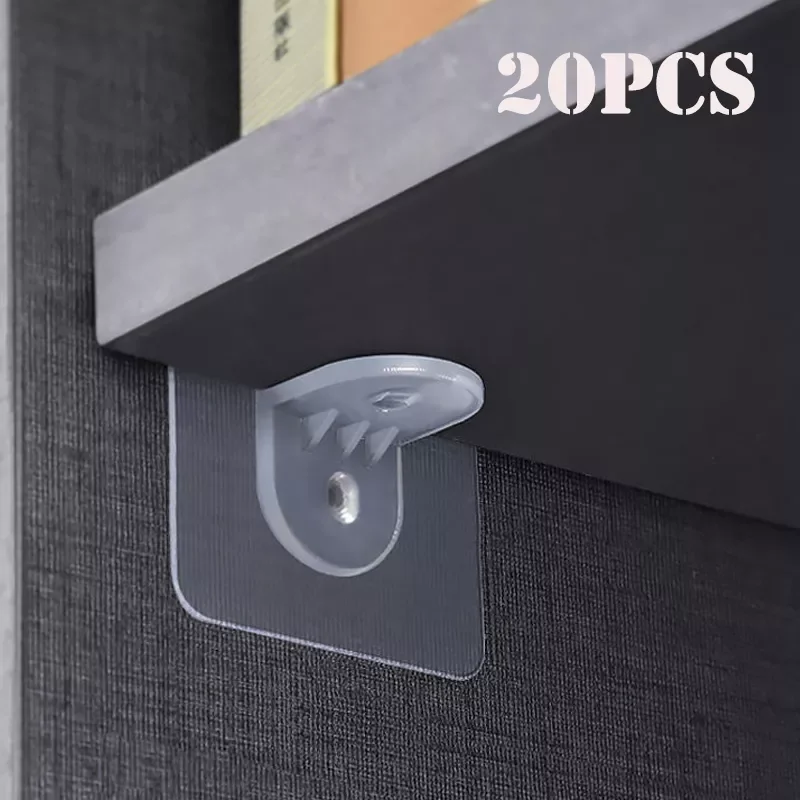 

2023NEW Support Glue Free Punching Nail Strong Triangle Bracket Clip Wall-mounted Wall Cabinet Home Kitchen Bathroom Accessories