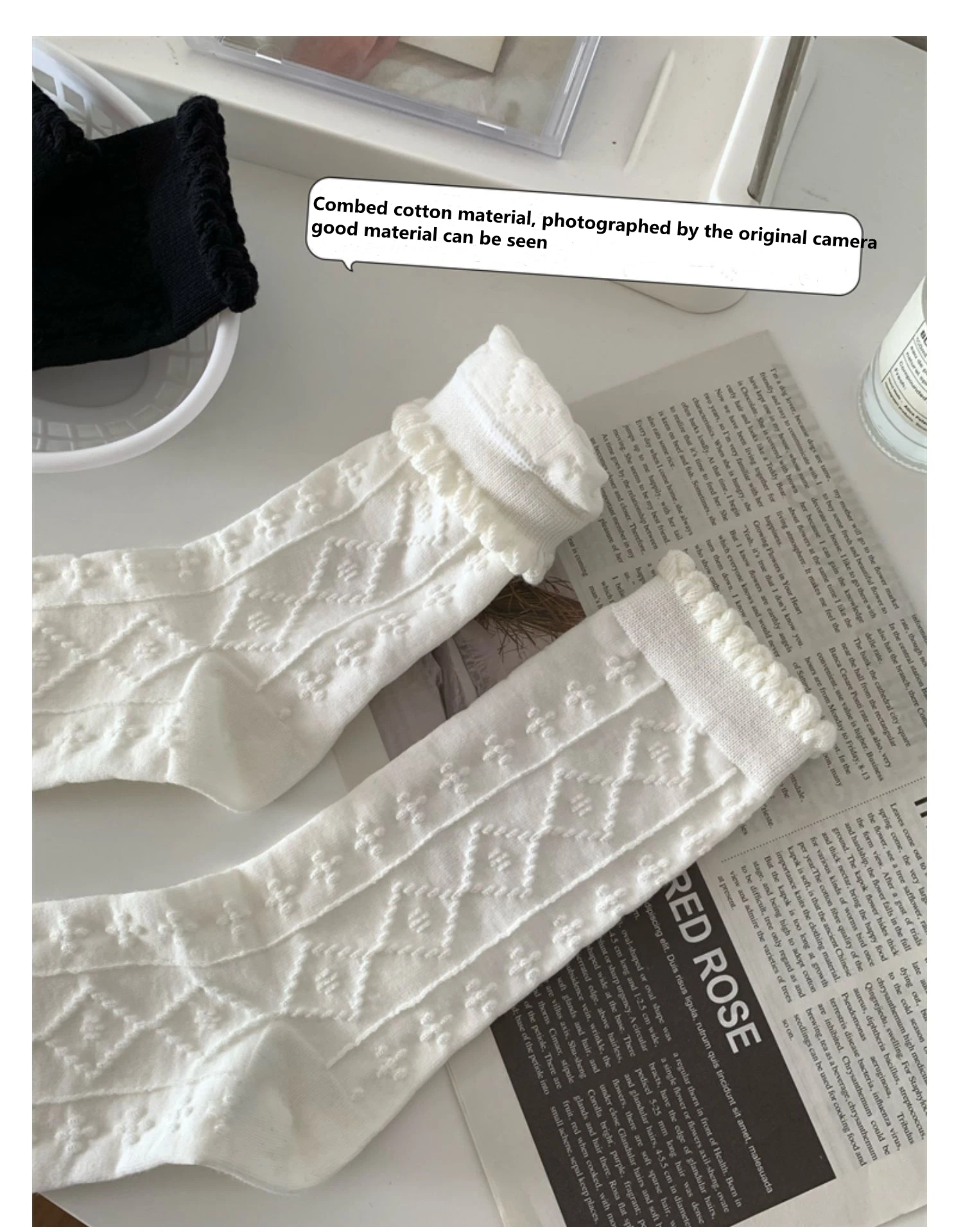 New Fashion Four Seasons Universal Breathable Thin Crystal Mesh Gauze Shallow Socks Cute Little Girl's Heart Transparent Glass s