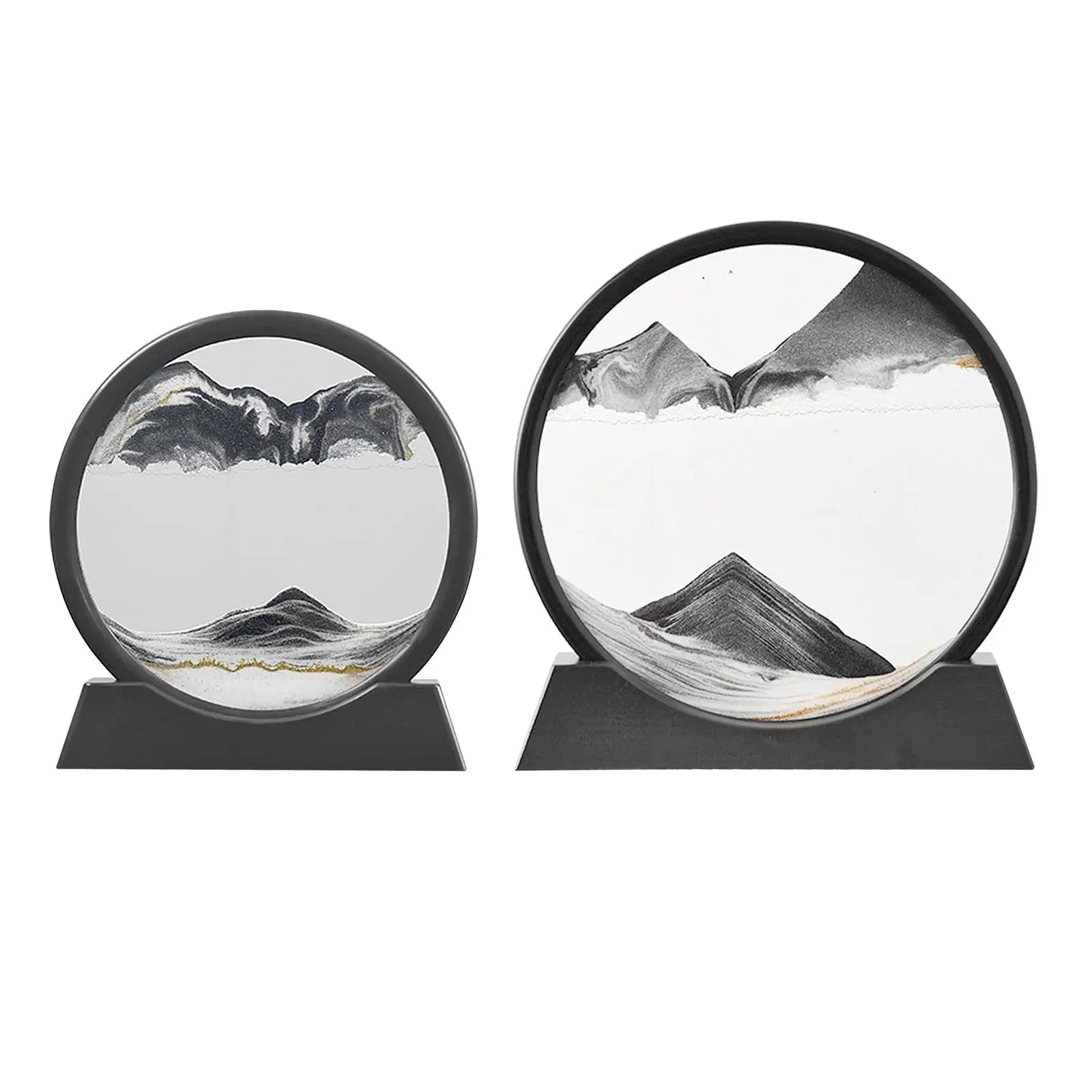 Движущиеся пескоструйные рисунки для украшения