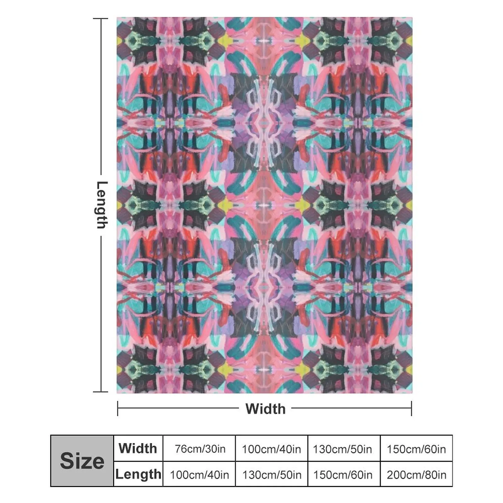 Геометрический калейдоскоп витражная мозаика абстрактное искусство одеяло