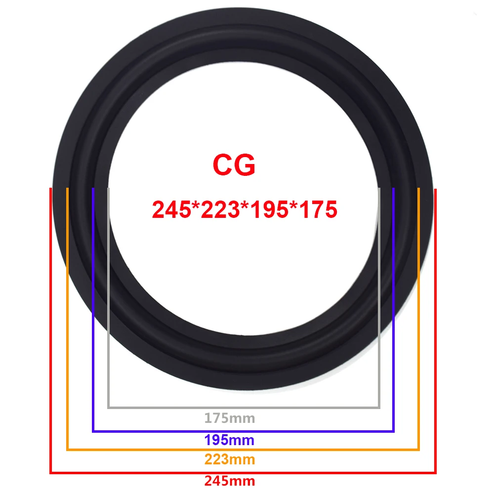 

10 Inch Foam Surround Speaker Repairment Suspension Diy Loudspeaker Subwoofer Repair Parts Folding Edge Repair Parts