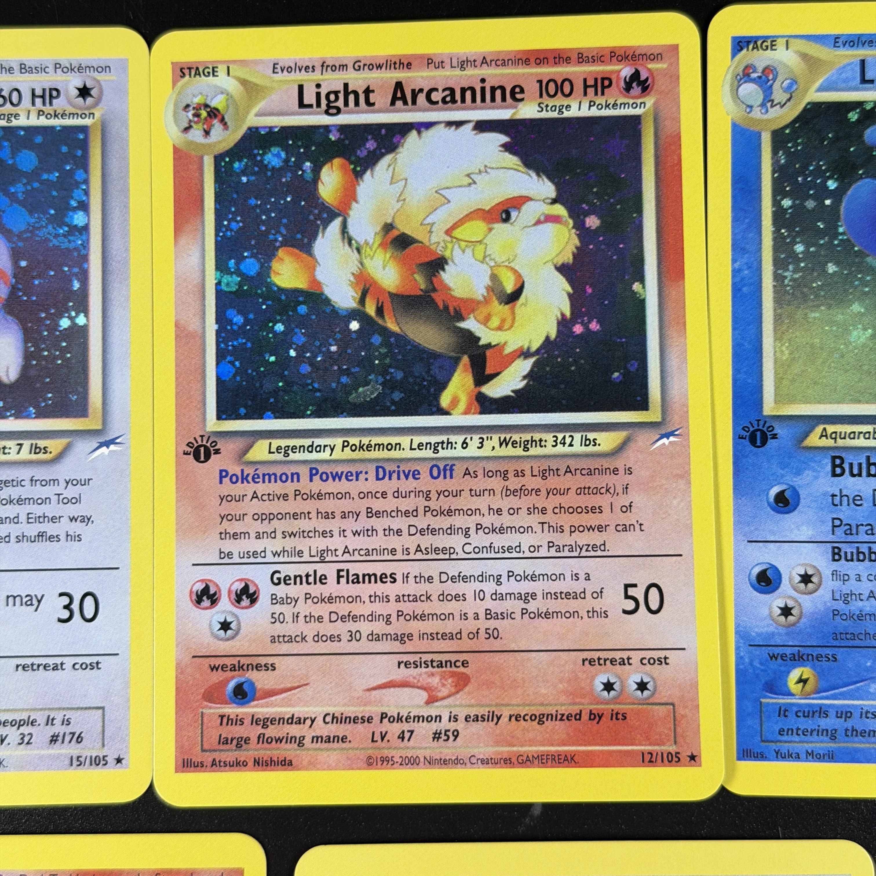 Фото PTCG Pocket Neo Destiny-N4 1-е издание: Космос, Голо, Тёмные/Светлые архетипы, Винтажные голо-карточки, Прокси-карты, Тиранитар, Драгонайт, Генгар №5