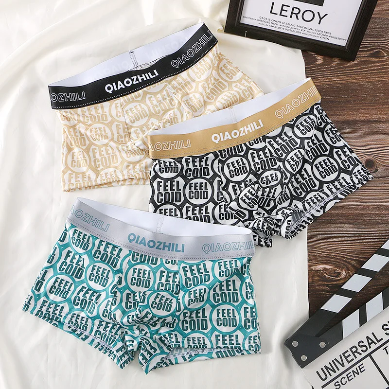 Men's Panties Boxers Men Set Cotton Soft Men's Shorts Breathable Underwear Men Men Underpants Underwear Boxer Male Sexy Style