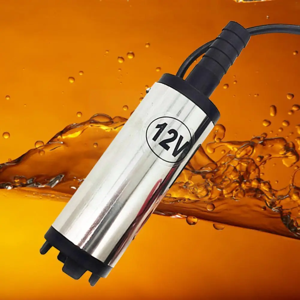 

38mm Electric Car Oil Pump 12V 24V For Pumping Oil Water Submersible Aluminum Alloy Shell 12L/min Fuel Transfer Pump N5S5
