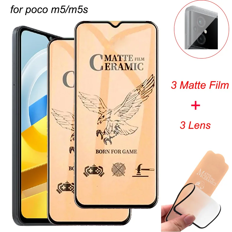 poco m5 матовый пленка поко х4 про мягкий матовая керамическое плёнка для xiaomi poco m5 poco m5s pocco m5 pocom5 протектор экрана poco m 5 не стекло m5 poco стекло поко m5