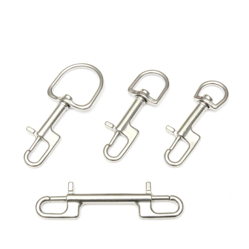 

Scuba Diving Bolt Snap 316 Stainless Steel Hook Clip Swivel Hook BCD Accessories Fishing Snap Hooked Snap Pin Various Uses