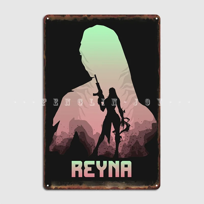 

Reyna Metal Sign Cinema Living Room Printing Pub Garage Plaques Tin Sign Poster