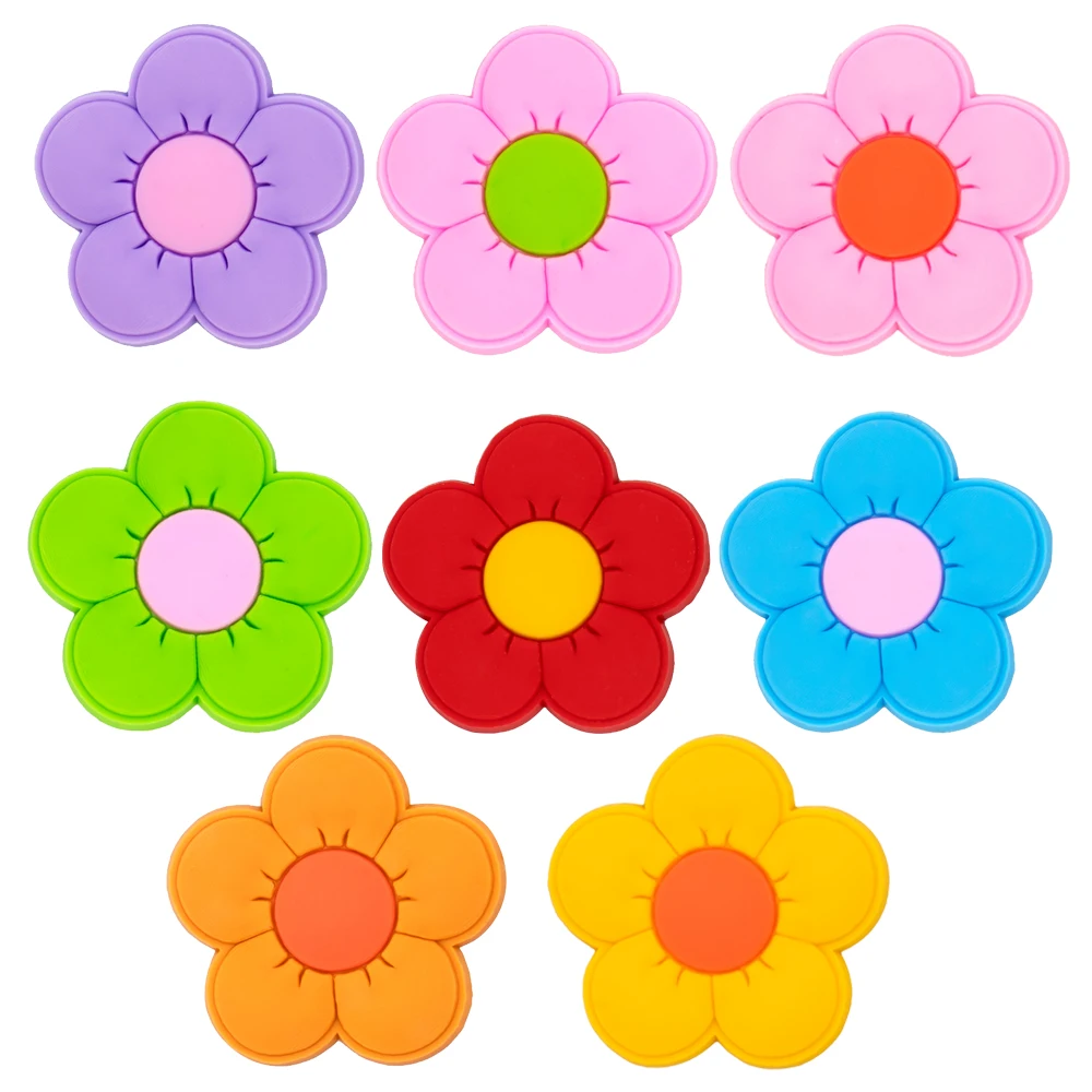 8 шт. набор украшений для обуви в виде растений