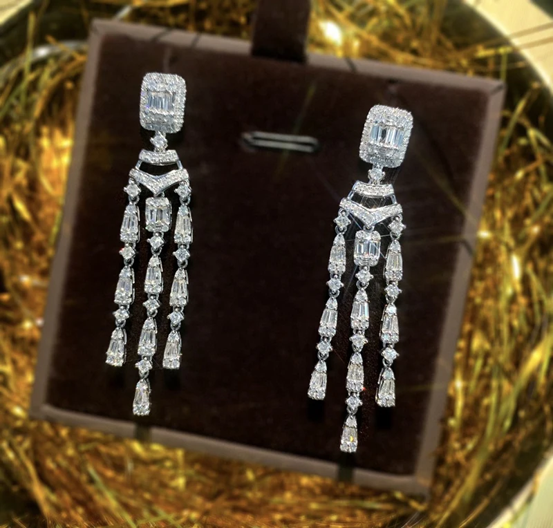 Рисунок 3 - Серьги LUOWEND из белого золота 18 карат