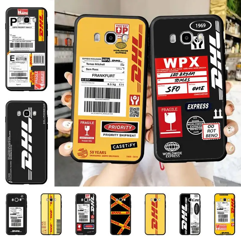 

DHL Hot Express 50th Anniversary Edition Phone Case for Samsung J 4 5 6 7 8 prime plus 2018 2017 2016 J7 core