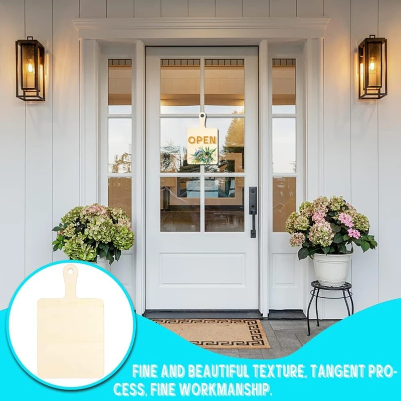 Разделочная доска из необработанной древесины с ручкой для творчества рождества