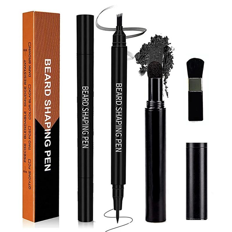 

Beard Filler Pen Pencil Brush Beard Enhancer Repair Moustache Coloring Shaping Suitable for All Skin Types