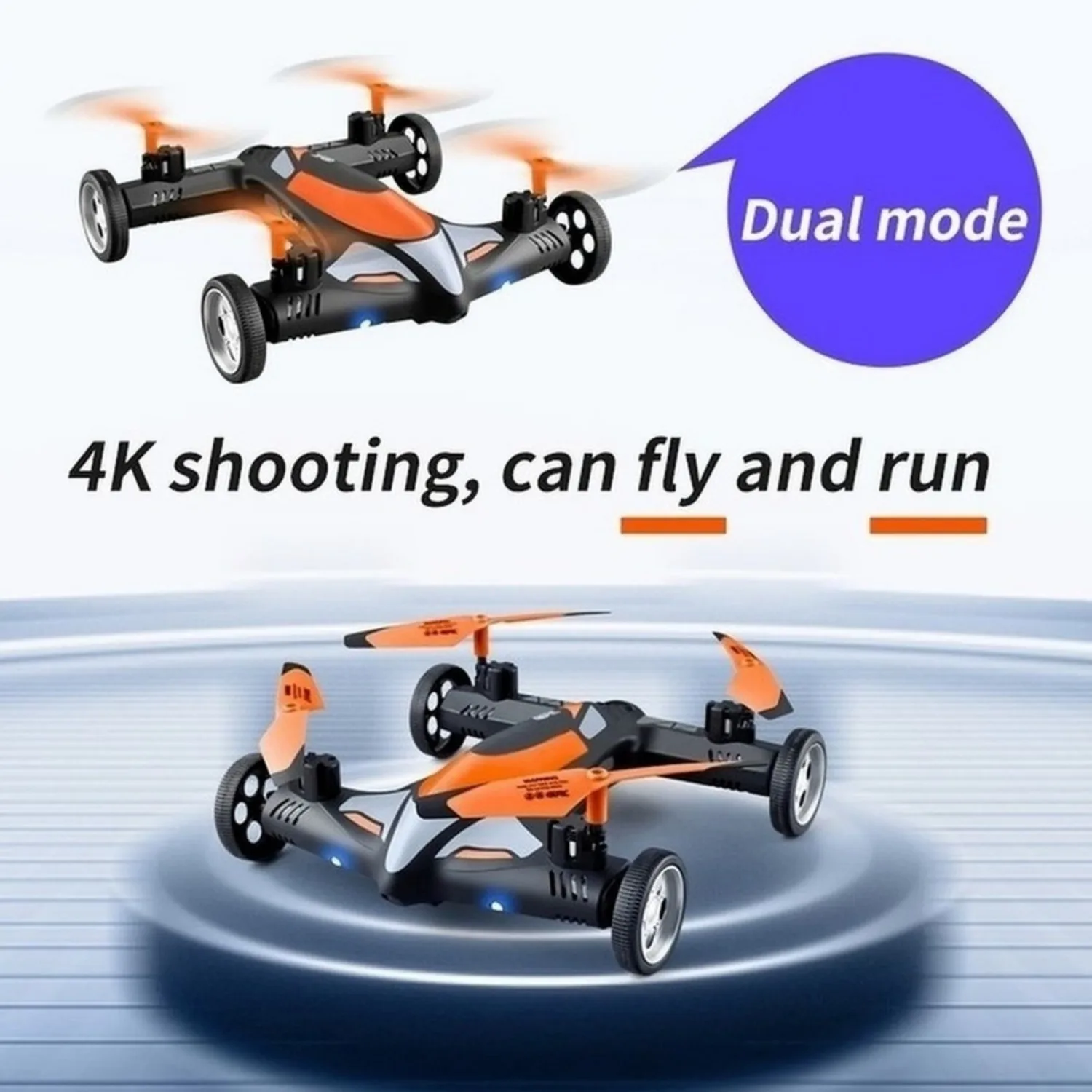 2.4g Rc Helicopter With Led Night Light Four-axis Quadcopter Toy