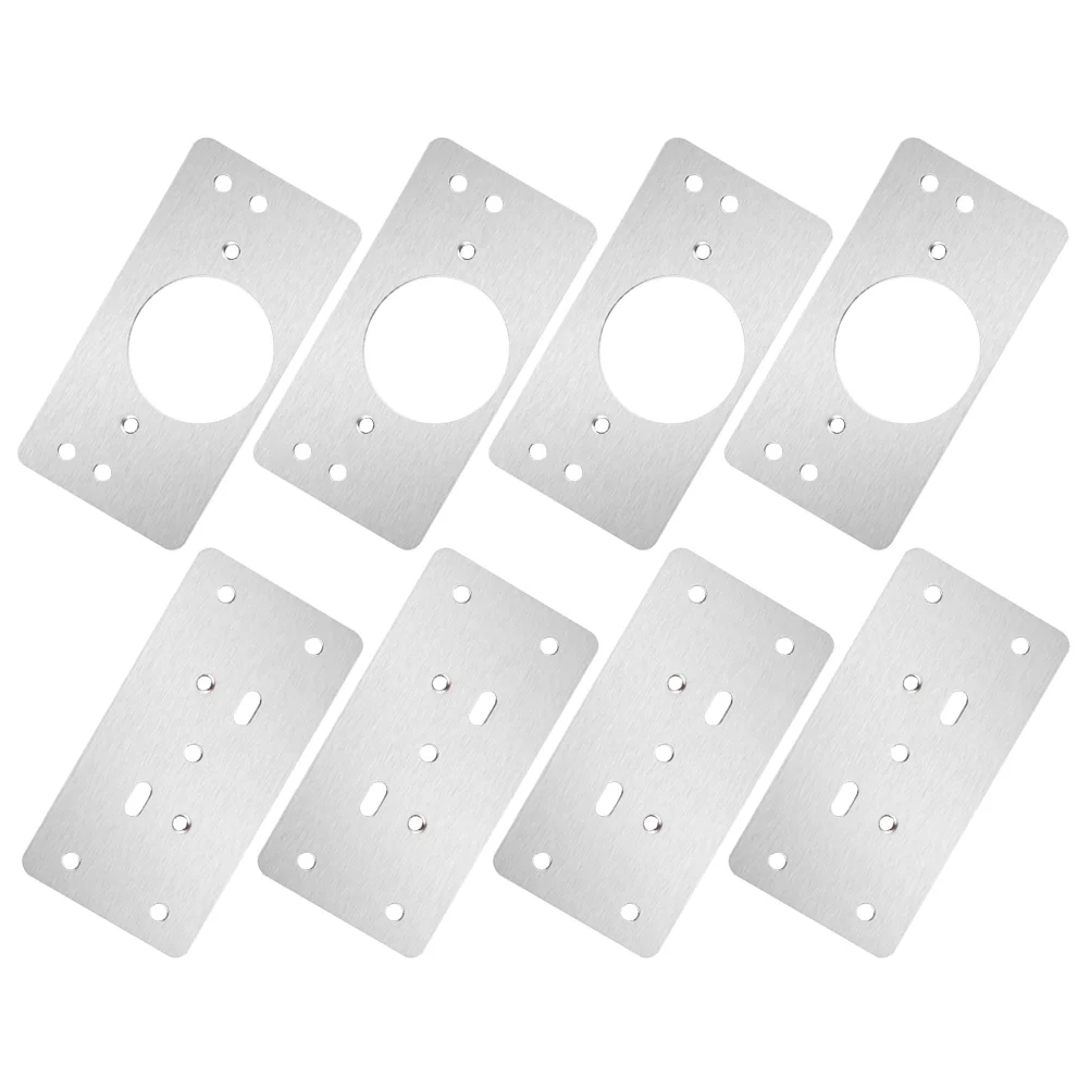 

Plate Repair Hinge Hinges Cabinet Bracket Door Stainless Steel Mending Metal Self Closing Furniture Shed Drawer Fixing Plates