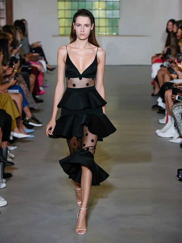 Распродажа по акции! Женское Бандажное платье с открытыми плечами синее