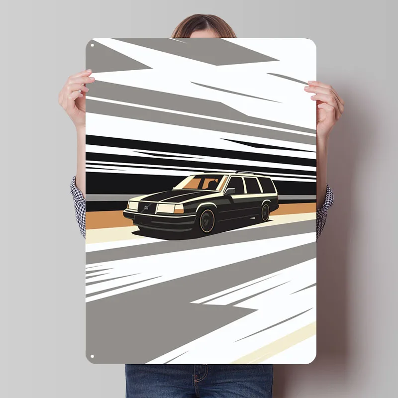 

Металлическая вывеска Volvo 940 Turbo