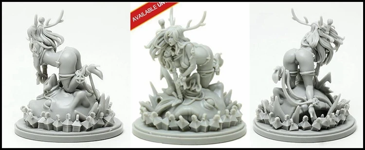 

Special Offer Die-casting Resin Model EX 07 King DOM Death Savior Resin White Model Free Shipping