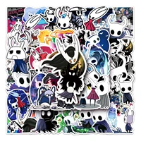 a0889 50pcs game hollow knight skateboard notebook graffiti luggage waterproof cartoon stickers childrens toys wholesale