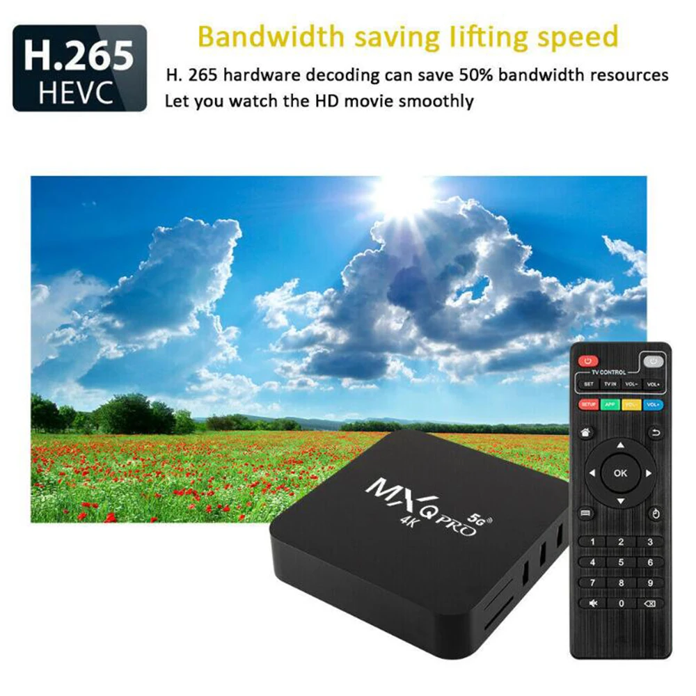 ТВ-приставка MXQ PRO Android 11 1 Amlogic S905L 4K 2 4 ГГц Wi-Fi 1080P |
