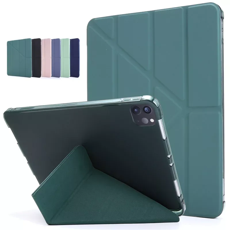 

iPad Pro 12 9 2020 2018 3rd 4th Generation Case Multi-folding Shockproof Cover for iPad Pro 11 2020 Case with Pencil Holder