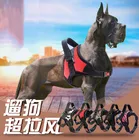 Шлейка с поводком для собак и кошек, регулируемая, светоотражающая и дышащая, для маленьких и больших собак