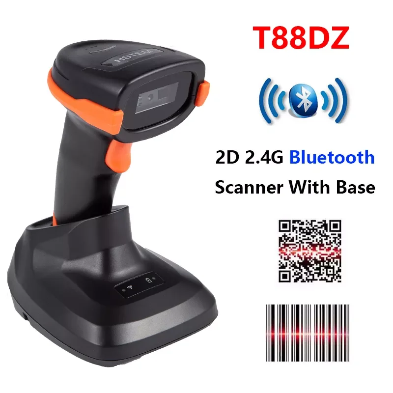 

Barcode Wireless Scanner 1D 2D Handhel Portable Mini Wired Wireless USB Bluetooth QR Bar Code Reader For Supermarket Warehouse