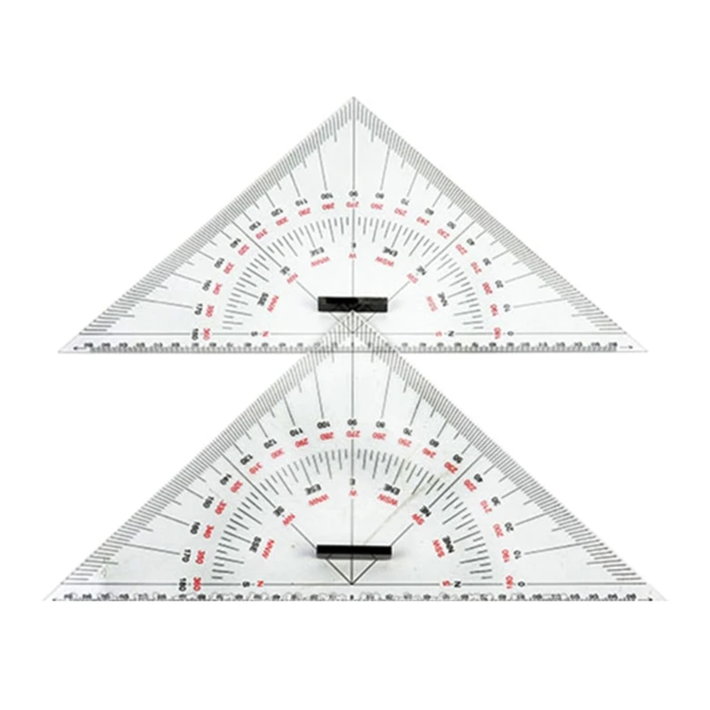 

300mm Large-Scale Ruler Protractor for Ship Drawing Teaching Engineering Geometry Rulers Math Protractor Ruler