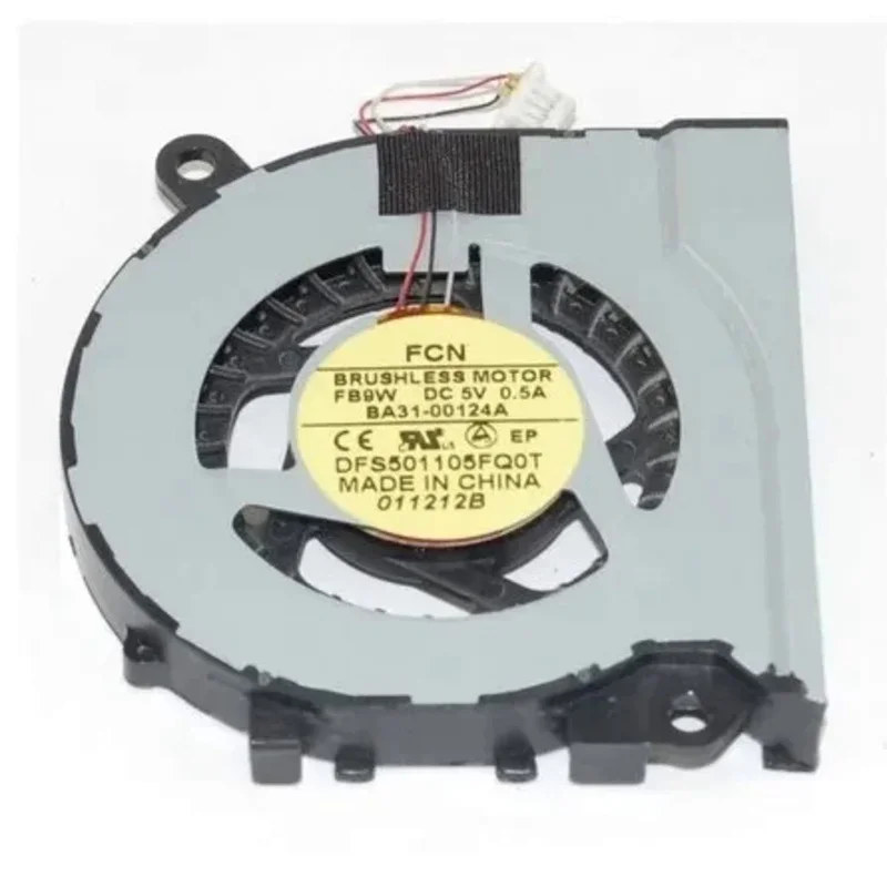 Laptop CPU cooling fan for Samsung Ultrabook np530 np530u np530u4b np530u4c a01us FCN dfs501105fq0t fb9w BA31-00124A 5v 0.5A