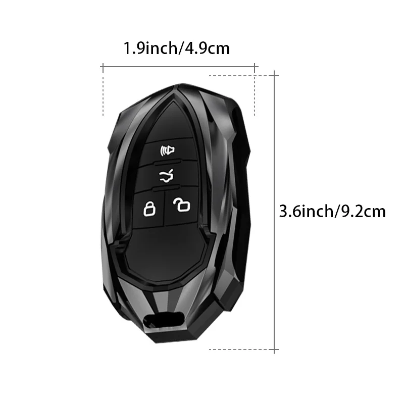 Подходит для автомобильного ключа baic, защитный чехол для корпуса 25X35 X55 X65 D50 BJ40 Baic Senova 25 Q35 A6 (art.: 3920cbef33594) - 3920cbef33594