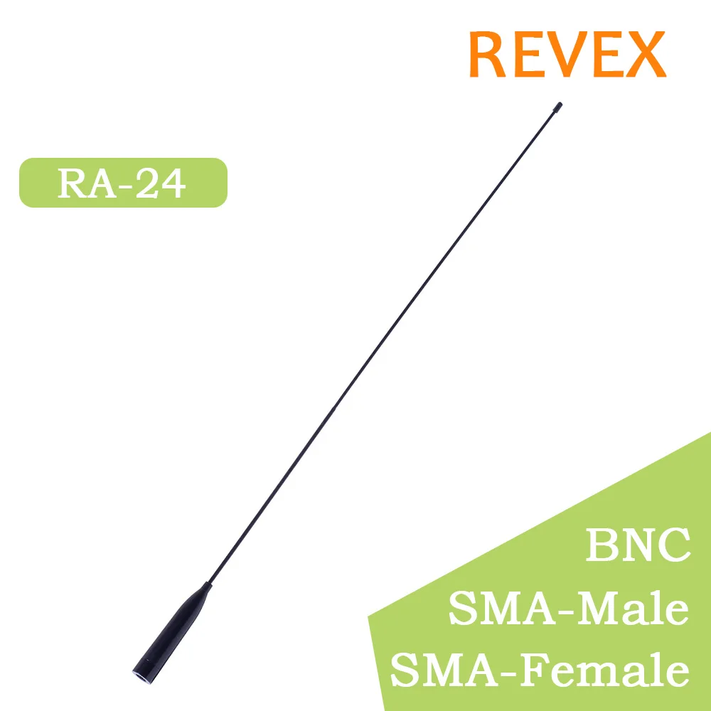 REVEX-Radio bidireccional de doble banda RA-24, antenas macho BNC sma-hembra Para Kenwood TK100 200 TK220 ICOM Motorola, Steven, YAESU, TYT, HYT