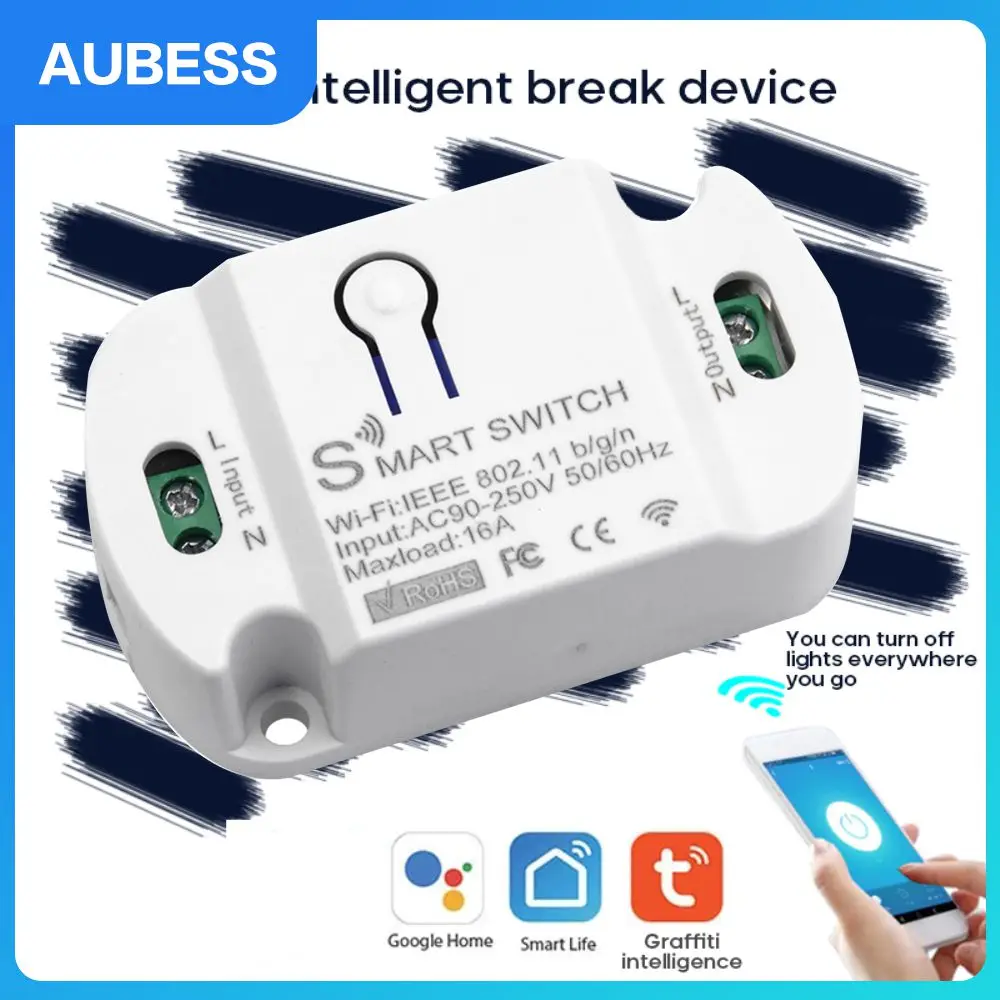 

Mini Breaker Smart Home Smart Life App Diy Smart Light Wifi Switch Wifi Smart Light Switch 16a Wifi Wireless Switches