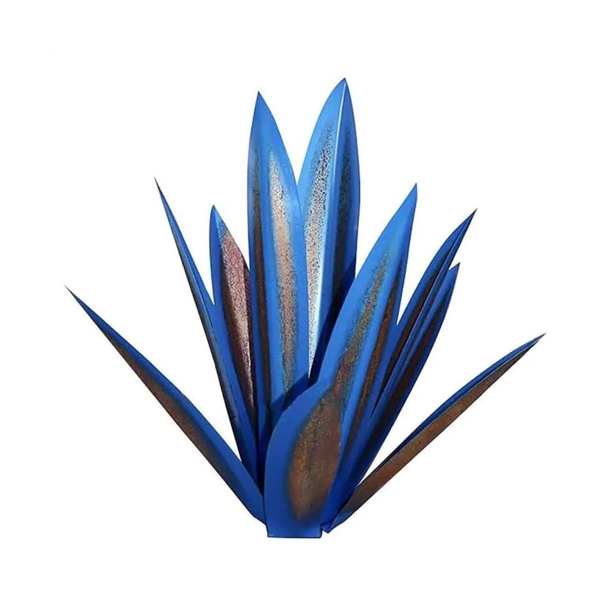 

Tequila Rustic Sculpture Metal Agave Plant Home Decor Rustic Hand Painted Metal Agave Garden Ornaments Outdoor,55cm