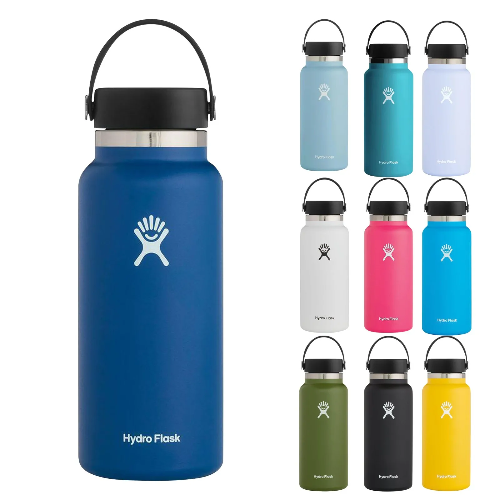 

Water Cup 32oz Stainless Steel Insulated Office Cup Handle Cover Stainless Steel And Vacuum Insulated Leak Proof Soft Cover New