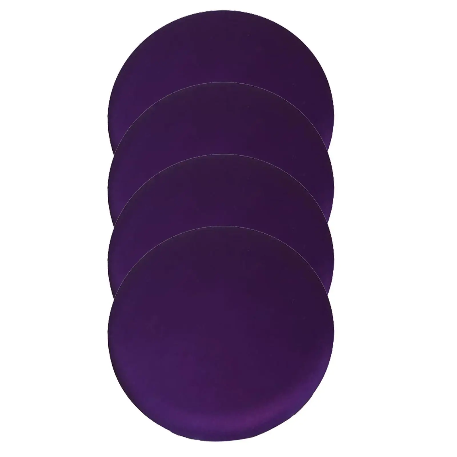 

2/3 Bar Stool Cushion Round Durable Soft Washable for 12-18 inch Chair purple