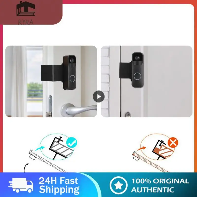 

For Most Home Office Wireless Video Doorbell Stand Removable Doorbell Mounting Bracket Removable Doorbell Mount Multi-function