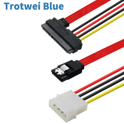Trotwei SATA кабель-переходник питание и данные 30см 50см