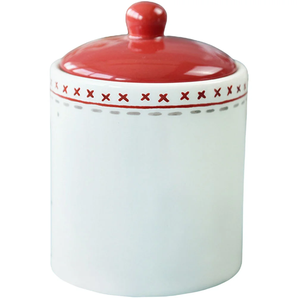 

Jar Christmas Ceramic Cookie Candy Jars Santa Xmas Biscuit Tea Storage Kitchengift Canisters Containersnack Lid Lids
