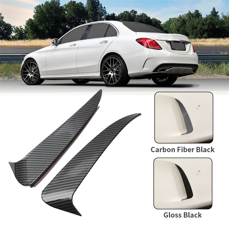 

For Mercedes Benz C-Class W205 C43 C63 AMG 2014 - 2018 2019 Rear Bumper Surrounds The Air Outlet Tail Wind Knife Air Vent Cover