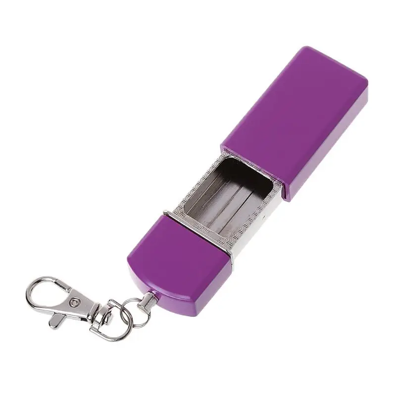 

Portable Mini Pocket Ashtray Windproof Cases Key-chain Outdoor Smoking Accessory